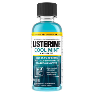 Listerine Cool Mint Antiseptic Mouthwash, 3.2 fl oz