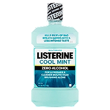 LISTERINE Cool Mint Zero Alcohol Mouthwash, 2.7 fl oz