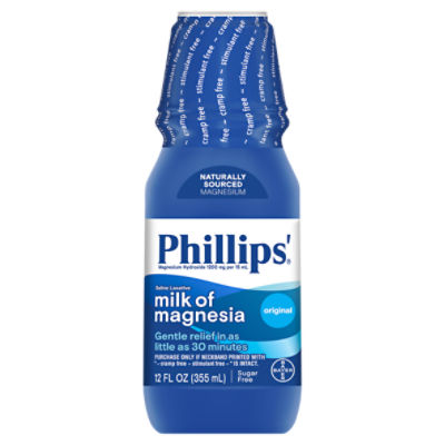 Phillips' Genuine Original Milk of Magnesia, 12 fl oz, 12 Fluid ounce