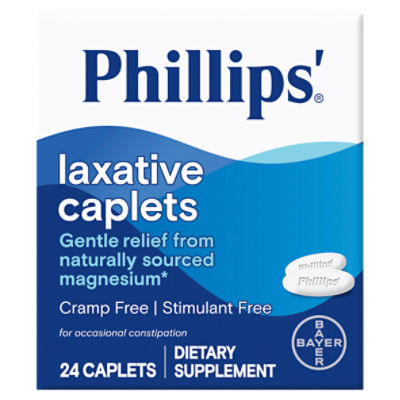 Phillips' Laxative Caplets Dietary Supplement, 24 count