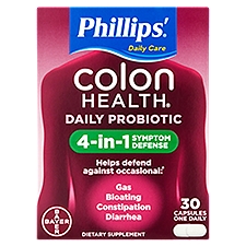 Phillips' Colon Health Daily Probiotic Capsules, 30 count, 30 Each