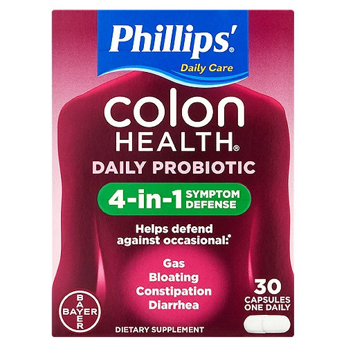 Phillips' Colon Health Daily Probiotic Capsules, 30 count