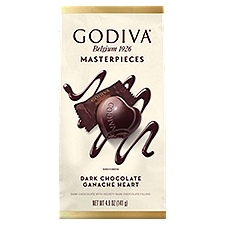 Godiva Masterpieces Dark Chocolate Ganache Heart, 4.9 Ounce