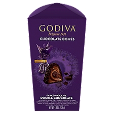 Godiva Double Chocolate, Chocolate Domes, 4.3 Ounce
