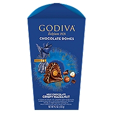Godiva Crispy Hazelnut, Chocolate Domes, 4.2 Ounce