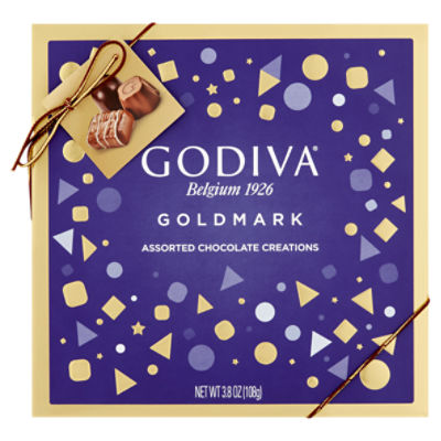 Godiva Goldmark Assorted Chocolate Gift Box, 9 count, 3.8 oz