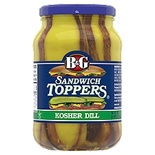 B&G Sandwich Toppers Kosher Dill, 16 fl oz