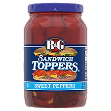 B&G Sandwich Toppers Sweet Peppers, 16 fl oz, 16 Fluid ounce