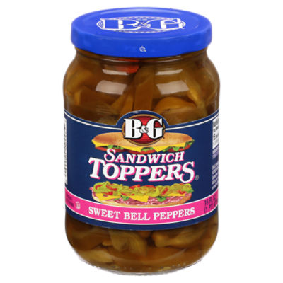 B&G Sandwich Toppers Sweet Bell Peppers, 16 fl oz