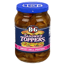 B&G Sandwich Toppers Sweet Bell Peppers, 16 fl oz, 16 Fluid ounce