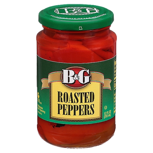 B&G Roasted Peppers, 12 fl oz