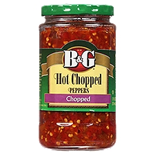 B&G Hot Chopped Peppers, 12 fl oz
