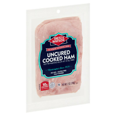 Dietz & Watson Uncured Cooked Ham, 7 oz