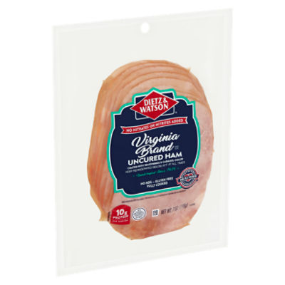 Dietz & Watson Virginia Brand Uncured Ham, 7 oz