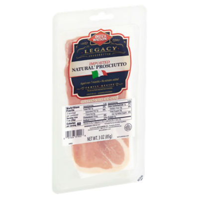 Dietz & Watson Imported Natural Prosciutto, 3 oz