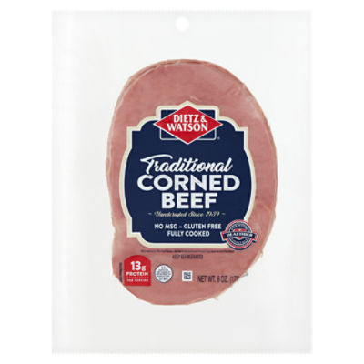 Dietz & Watson Traditional Corned Beef, 6 oz, 6 Ounce