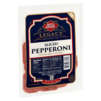 Dietz & Watson Handcrafted Sliced Pepperoni, 6 oz