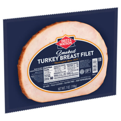 Dietz & Watson Smoked Turkey Breast Filet, 7 oz