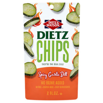 DIETZ & WATSON Spicy Garlic Dill Dietz Chips, 3 fl oz