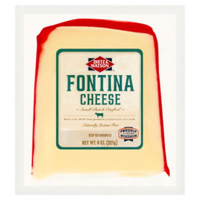 Dietz & Watson Fontina Cheese, 8 oz