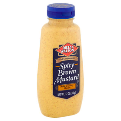 Dietz & Watson Spicy Brown Mustard, 12 oz
