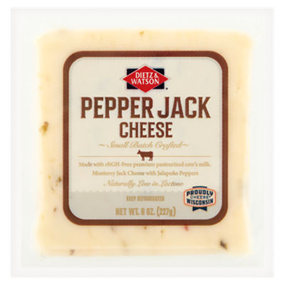 Dietz & Watson Pepper Jack Cheese, 8 oz