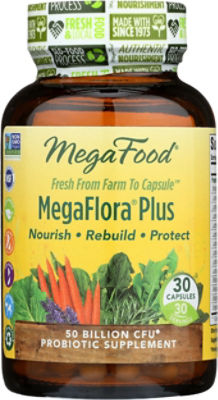 MegaFood Megaflora Plus, 30 each