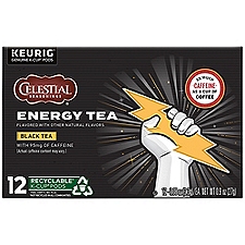 Celestial Seasonings Energy Tea Black Tea K-Cup Pods, 0.9 oz