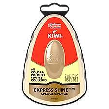 KIWI Express Shine Sponge, All Colors, 0.23 oz (1 Sponge)