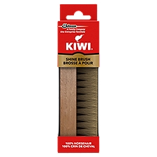 Kiwi Horsehair Shine Brush, 1 Each