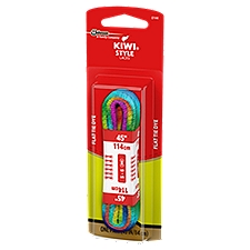 Kiwi Flat Tie Dye 45 in, Laces, 1 Each