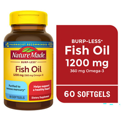 Nature Made Fish Oil Dietary Supplement, 60 Count