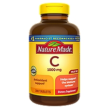 Nature Made Vitamin C 1000 mg, Tablets, 300 Each