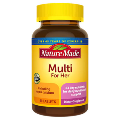 Nature Made Multivitamin For Her Tablets, 90 Count
