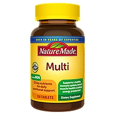 Nature Made Multivitamin with Iron, Tablets, 130 Each