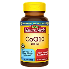 Nature Made CoQ10 200 mg Softgels, 40 Count, 40 Each
