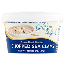 Galilean Seafoods Frozen Hand Shucked Chopped Sea Clams, 1 lb
