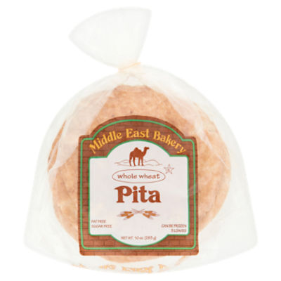 Middle East Bakery Whole Wheat Pita, 5 count, 10 oz