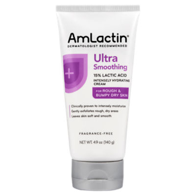 AmLactin Ultra Smoothing Intensely Hydrating Cream, 4.9 oz