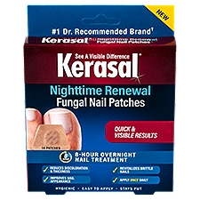 Kerasal Nighttime Renewal Fungal Nail Patches, 14 count