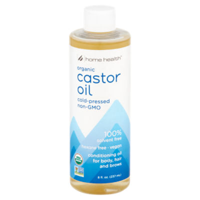 Home Health Organic Castor Oil, 8 fl oz