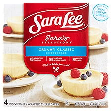 Sara Lee Sara's Selections Cheesecake, Creamy Classic, 11 Ounce