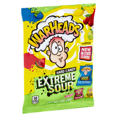 Warheads Extreme Sour Hard Candy, 2 oz