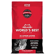 World's Best Cat Litter Multiple Cat Unscented Cat Litter, 15 lb