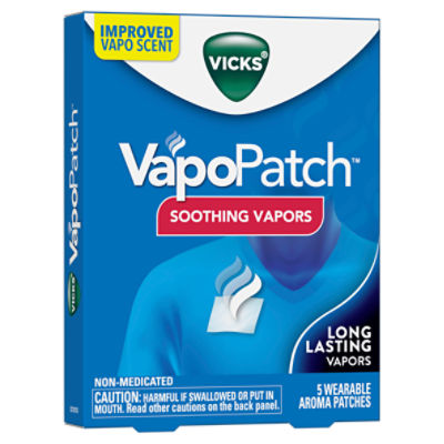 VICKS VapoPatch Soothing Vapors, Wearable Aroma Patches