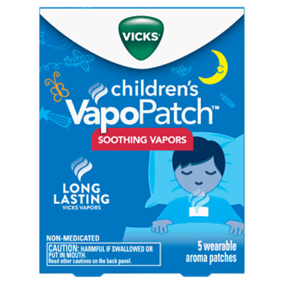 VICKS VapoPatch Children's Soothing Vapors, Wearable Aroma Patches