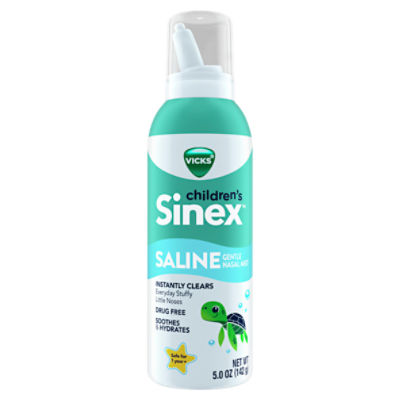 Vicks Sinex Children's Saline Gentle Nasal Mist, 5.0 oz