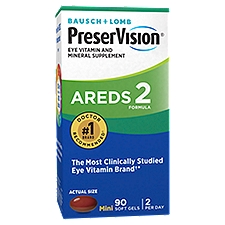 Bausch + Lomb PreserVision AREDS 2 Soft Gels, 90 count