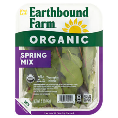 Earthbound Farm Organic Spring Mix, 5 oz, 5 Ounce