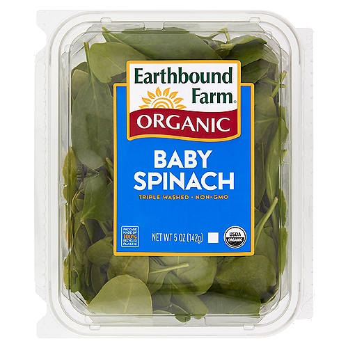 Earthbound Farm Organic Baby Spinach, 5 oz